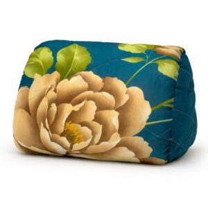 Premium Floral Design Teal Winter Comforter