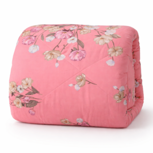 Luxury Pink Floral Winter Comforter